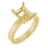 Stuller 126306:406:P Half-Round Wedding Band – 14K Yellow Gold, Size 6.5–7.5