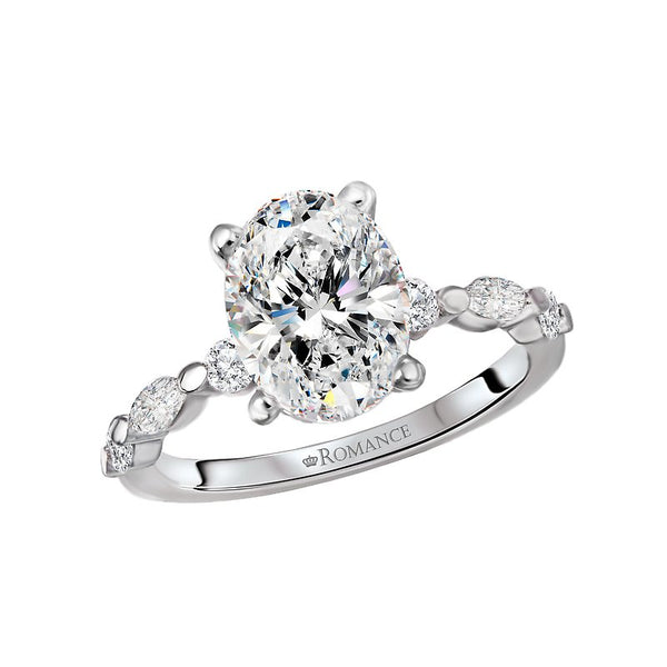 Romance Semi-Mount Diamond Engagement Ring