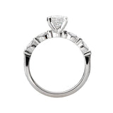 Romance - East/West Accented Solitare Setting
