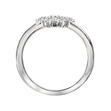 Romance Curved Wedding Band – 160053-W