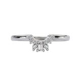 Romance Curved Wedding Band – 160053-W