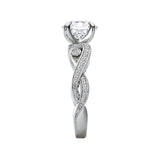 Romance - Vintage Inspired Oval Diamond Setting