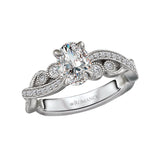 Romance - Vintage Inspired Oval Diamond Setting