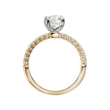 Romance - Simple Yellow Gold Diamond Setting