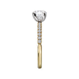 Romance - Simple Yellow Gold Diamond Setting