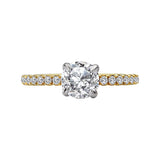 Romance - Simple Yellow Gold Diamond Setting