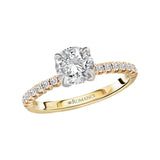 Romance - Simple Yellow Gold Diamond Setting