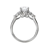 Romance Diamond Semi-Mount Engagement Ring # 160126-RD100