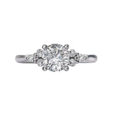 Romance Diamond Semi-Mount Engagement Ring # 160126-RD100