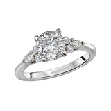 Romance Diamond Semi-Mount Engagement Ring # 160126-RD100