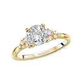 Romance Diamond Semi-Mount Engagement Ring 160127-RD100Y