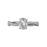 Romance - Simple Twist Diamond Setting