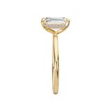 Romance Diamond Hidden Halo Engagement Ring