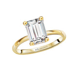 Romance Diamond Hidden Halo Engagement Ring