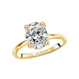 Romance Diamond Hidden Halo Engagement Ring