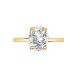 Romance Diamond Hidden Halo Engagement Ring