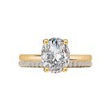 Romance Diamond Hidden Halo Engagement Ring