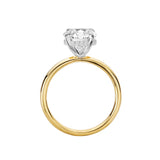 Diamond Hidden Halo Engagement Ring