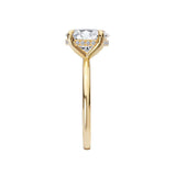 Diamond Hidden Halo Engagement Ring