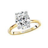 Diamond Hidden Halo Engagement Ring