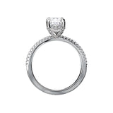 Romance - Pave Diamond Solitare Setting