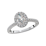 Romance - Halo Detailed Diamond Setting