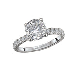 Romance Semi-Mount Diamond Engagement Ring