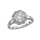 Romance Semi-Mount Diamond Engagement Ring