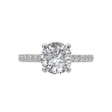 Romance Diamond Semi-Mount Engagement Ring # 160229-RD200