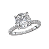 Romance Diamond Semi-Mount Engagement Ring # 160229-RD300