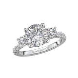 Diamond Semi-Mount Engagement Ring