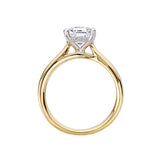 Romance Diamond Semi-Mount Hidden Halo Engagement Ring 160235-EM200Y