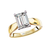 Romance Diamond Semi-Mount Hidden Halo Engagement Ring 160235-EM200Y