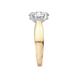 Romance Diamond Semi-Mount Hidden Halo Engagement Ring
