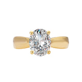 Romance Diamond Semi-Mount Hidden Halo Engagement Ring