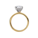 Romance Diamond Semi-Mount Hidden Halo Engagement Ring