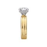 Romance Diamond Semi-Mount Hidden Halo Engagement Ring