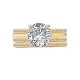 Split Shank Semi-Mount Diamond Engagement Ring