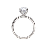 Bold Band Semi-Mount Diamond Engagement Ring