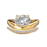 Solitaire Hidden Halo Diamond Engagement Ring