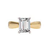 Romance Diamond Semi-Mount Hidden Halo Engagement Ring 160235-EM200Y