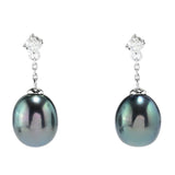 Imperial Pearl 14K Gold Cultured Pearl & 0.20ctw Diamond Earrings