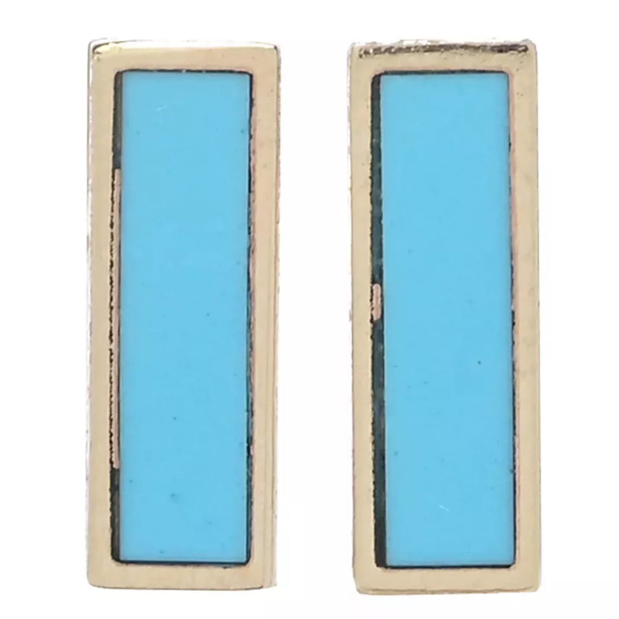 Gold Choice of Gem Stud Earrings