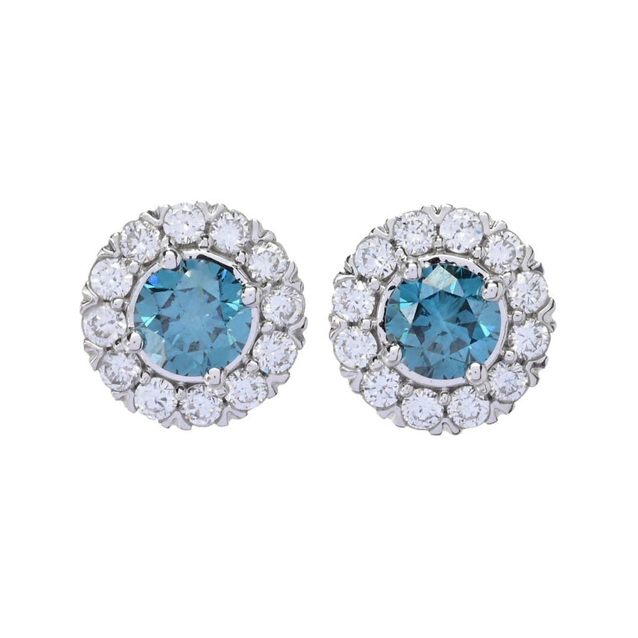 Grown Gorgeous 14K Gold 0.85ct Choice of Color Lab Grown Diamond Stud Earrings