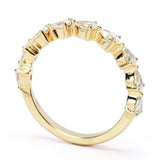 Sabrina Designs 14K Gold 0.90ctw Pear Shape Diamond 9-Stone Ring