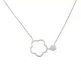 Diamond Flower Necklace