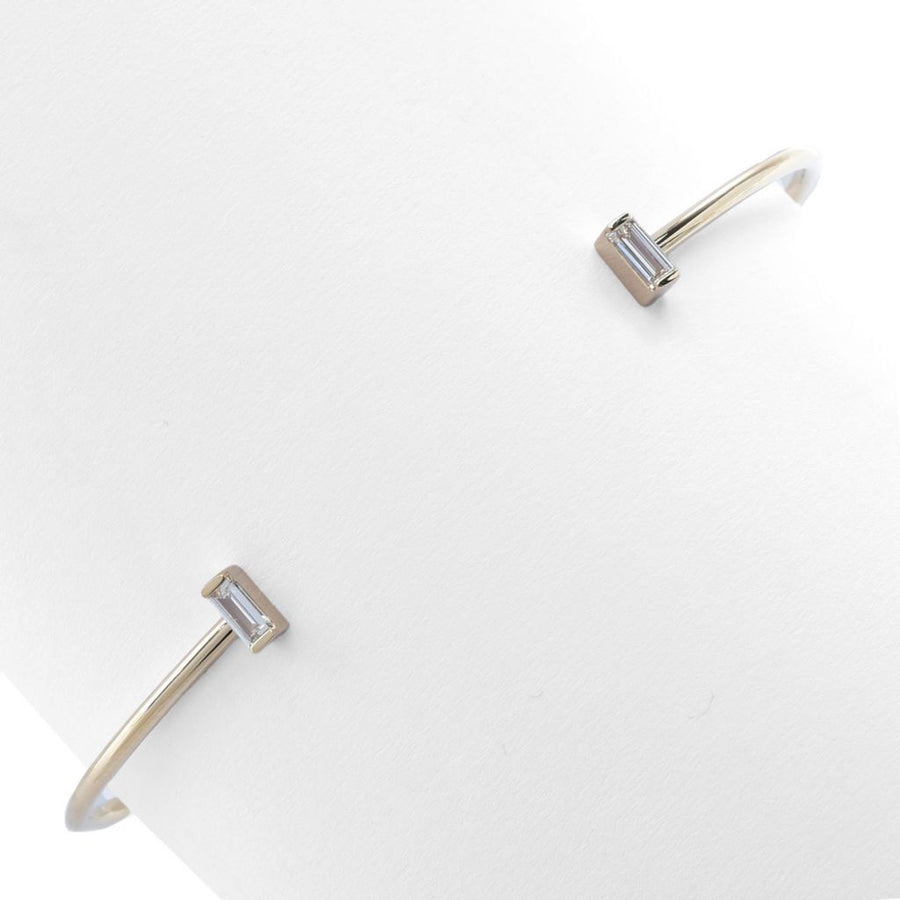 Kendra Scott 14K Gold Polished 0.19ctw "Isabella" Diamond Cuff Bracelet