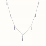 Gems of Distinction White Gold Necklace