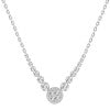 A.V. Diamonds 237165W 10K White Gold Ladies Necklace with 0.35ct Round Diamonds