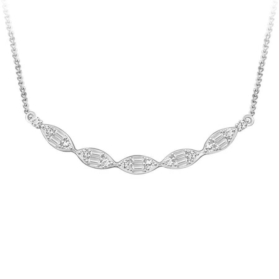 Diamond Marquee Shapped Neckalce